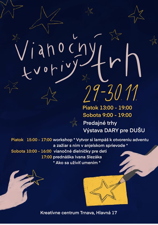 Vianočný tvorivy trh v KCT