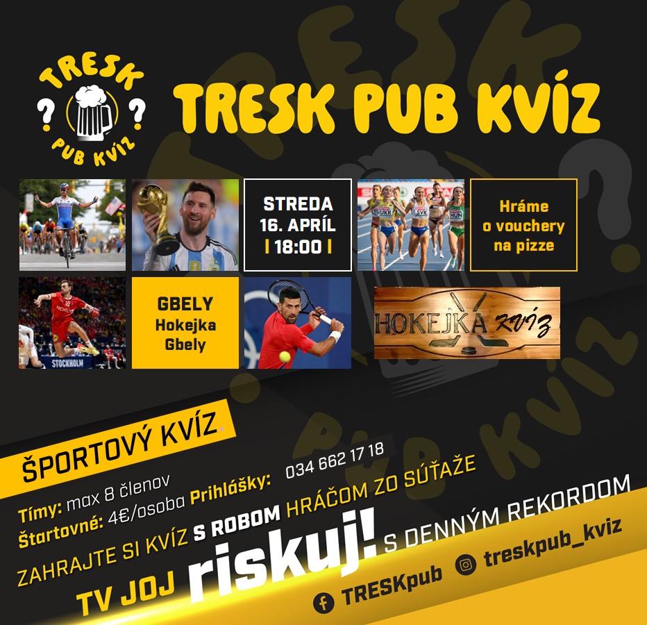 Gbely - ŠPORTOVÝ kvíz v Hokejke