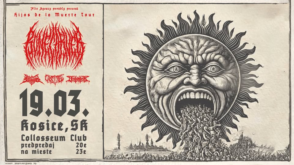 MOSH THERAPY // HIJOS DE LA MUERTE TOUR (Bonecarver, So This Is Suffering, Castiel, Death Mask)//777