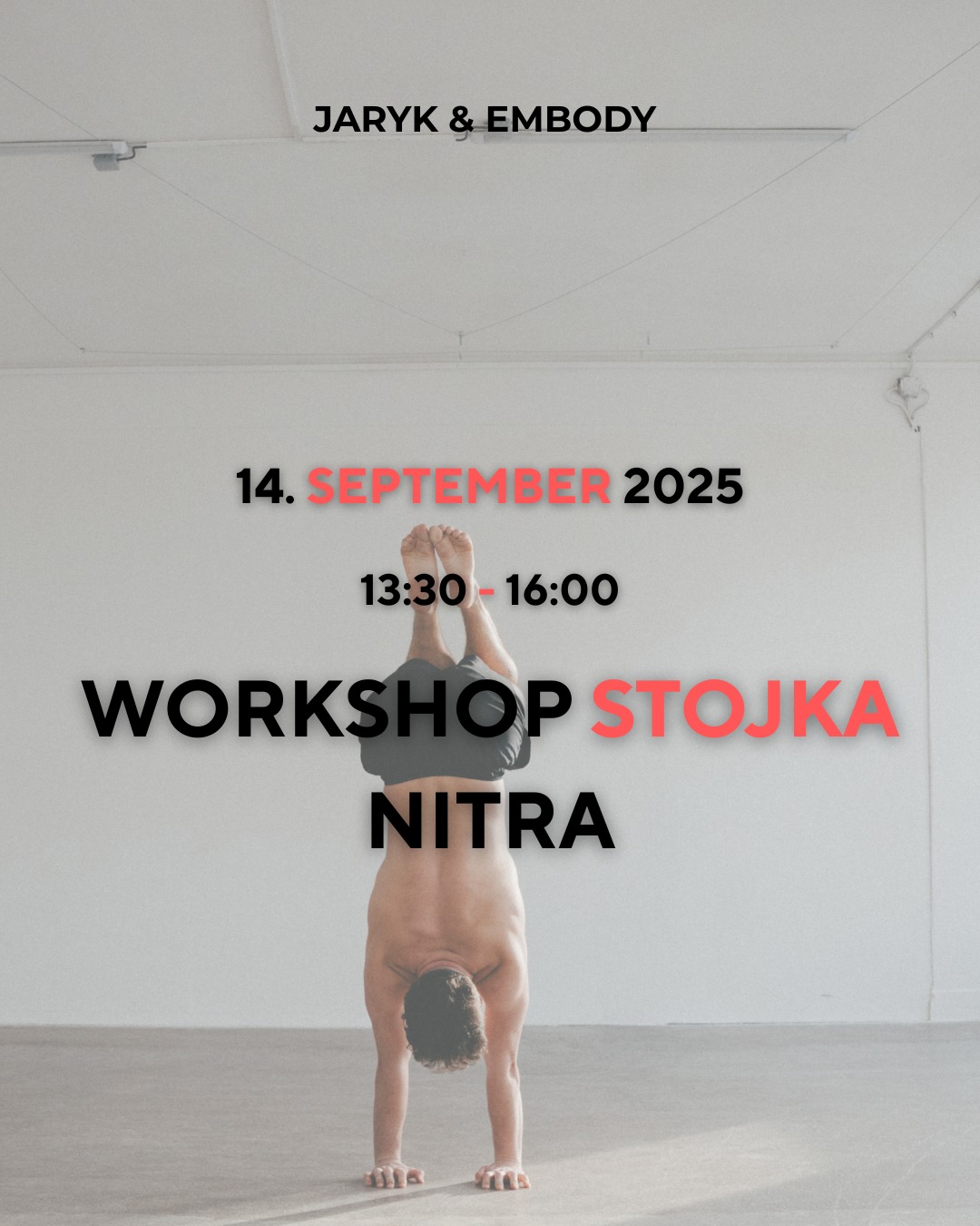 Workshop - STOJKA NA RUKÁCH