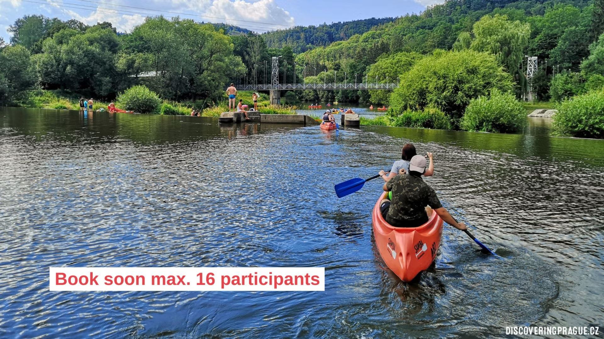Let's canoe on Sázava!