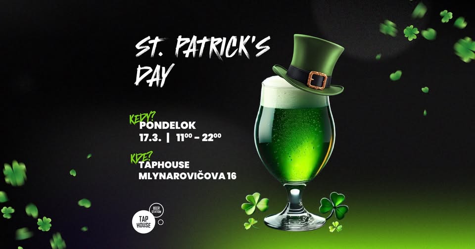 🍀 St. Patrick’s Day v TapHouse