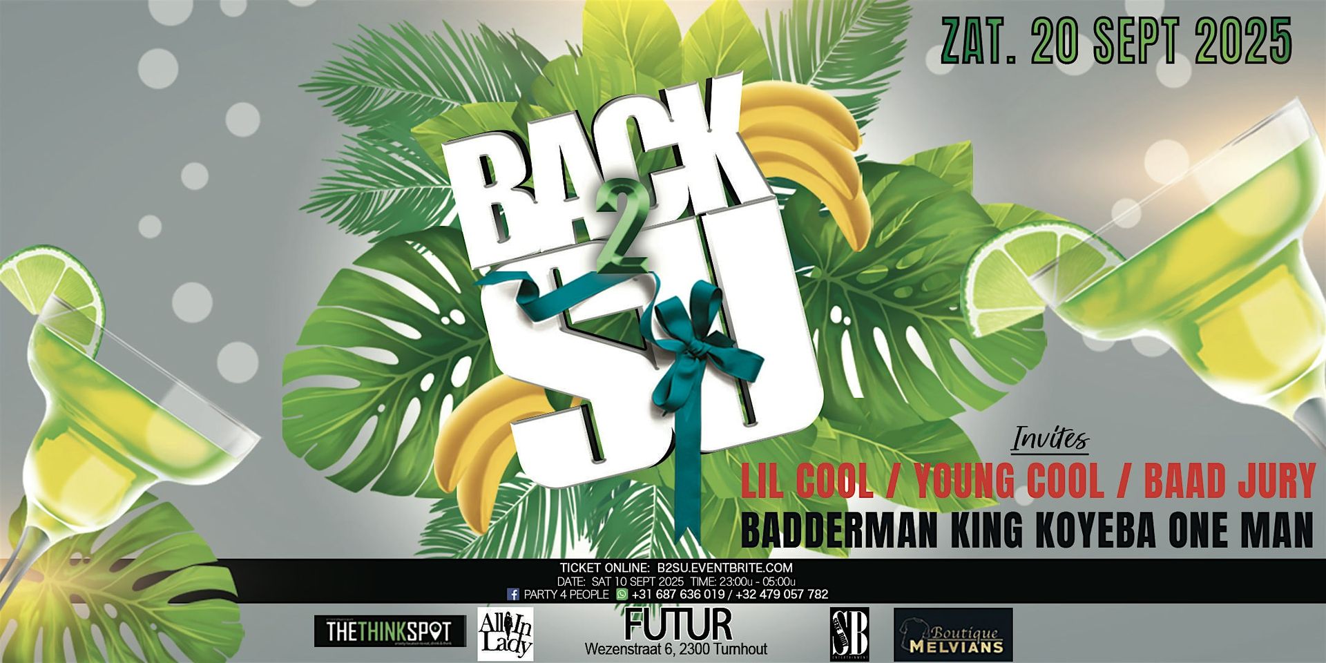 BACK 2 SU invites  Lil Cool / Young Cool / Baad Jury