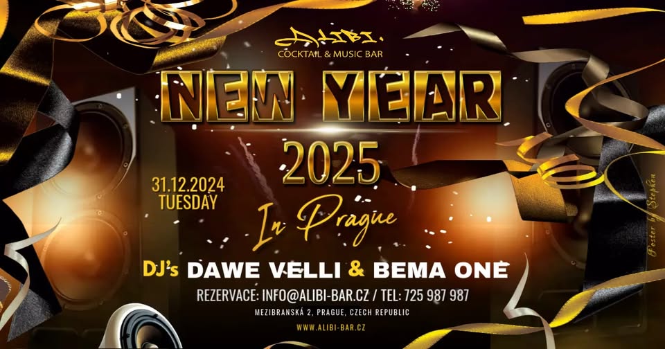 NEW YEAR 2025 in Prague / Alibi