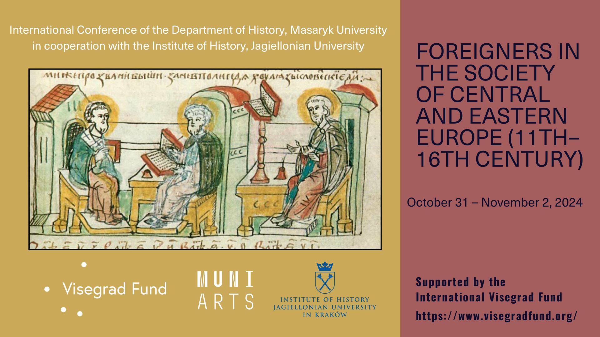 Conference: Foreigners in the society of Central and Eastern Europe (11th–16th century)