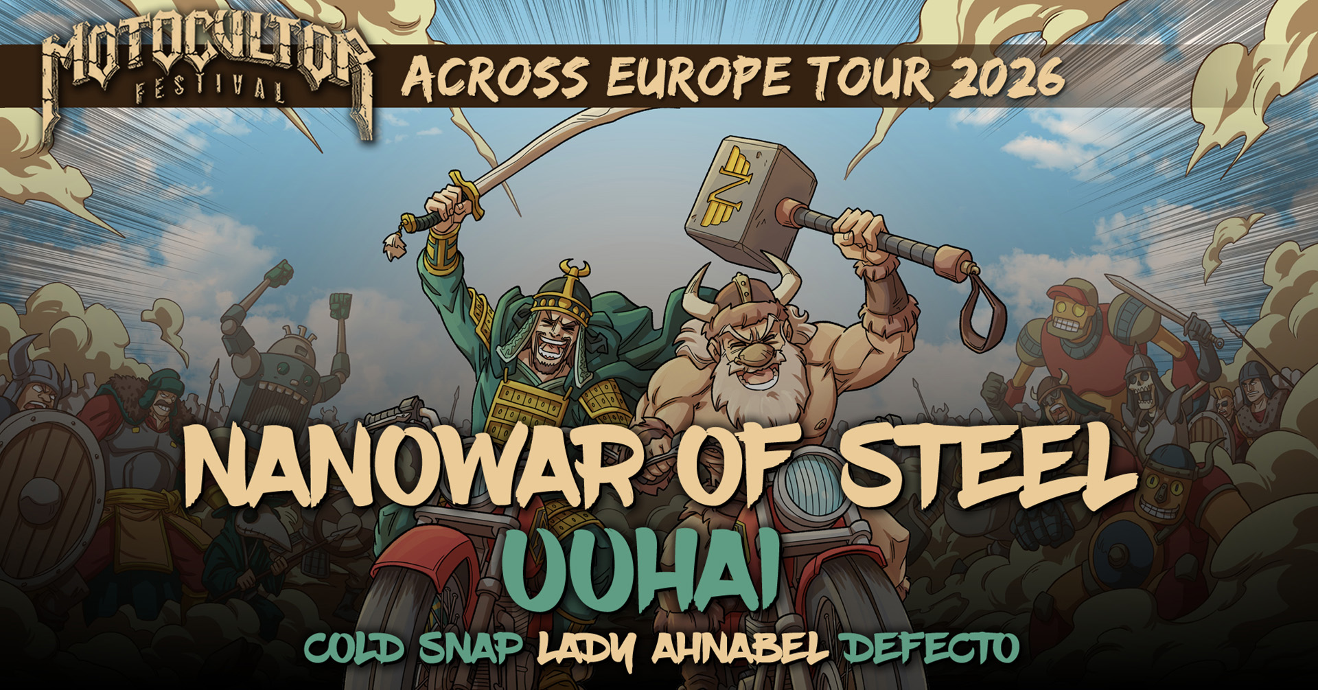 Nanowar of Steel + Uuhai • Motocultor Tour • Pratteln