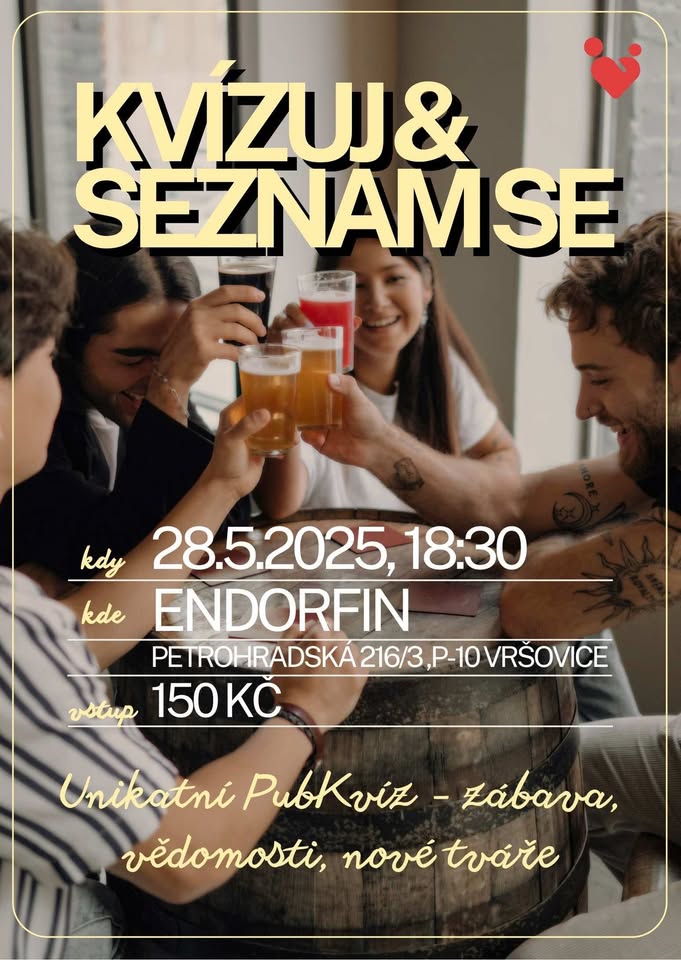 Unikátní PUBKVÍZ! Kvízuj a Seznam se!