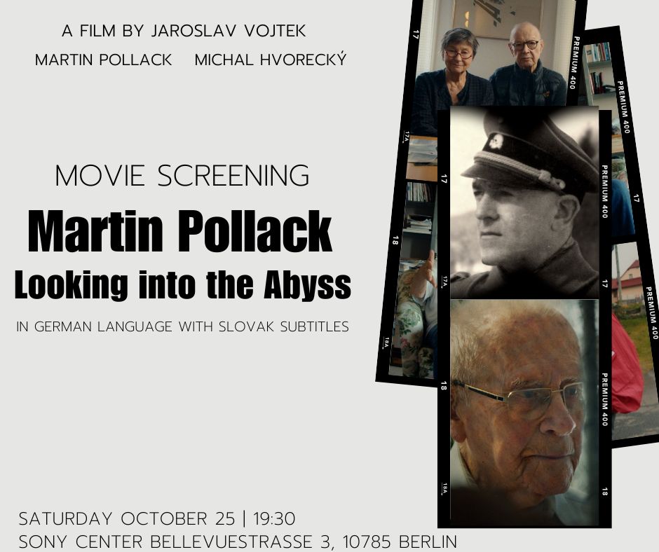 Martin Pollack: Looking into the abyss (movie screening, DE)