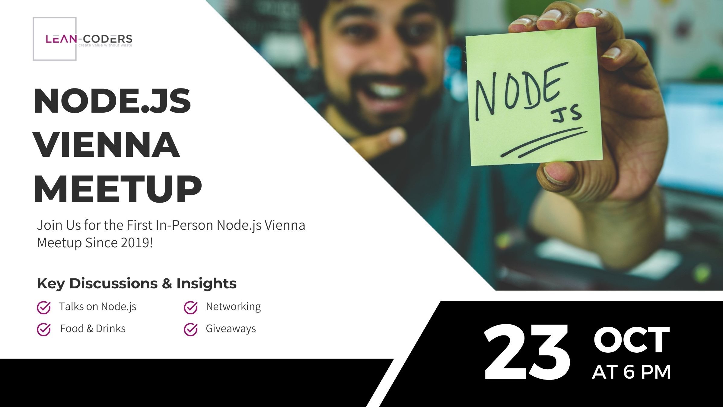 Node.js Vienna Meetup - First In-Person Event Since 2019