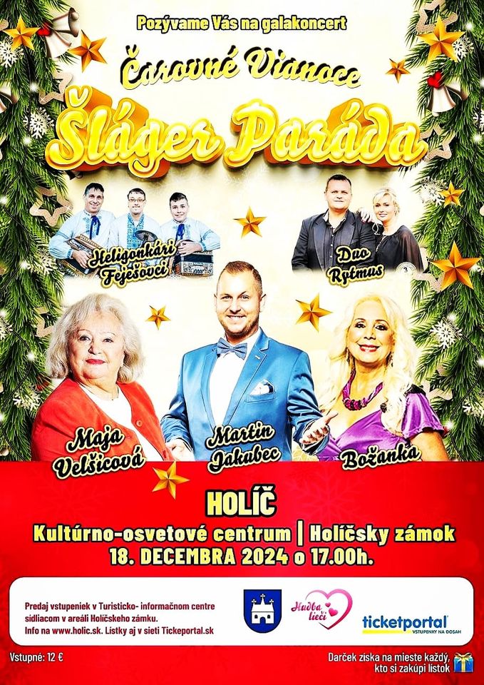 Čarovné Vianoce v Holíči so Šláger parádou