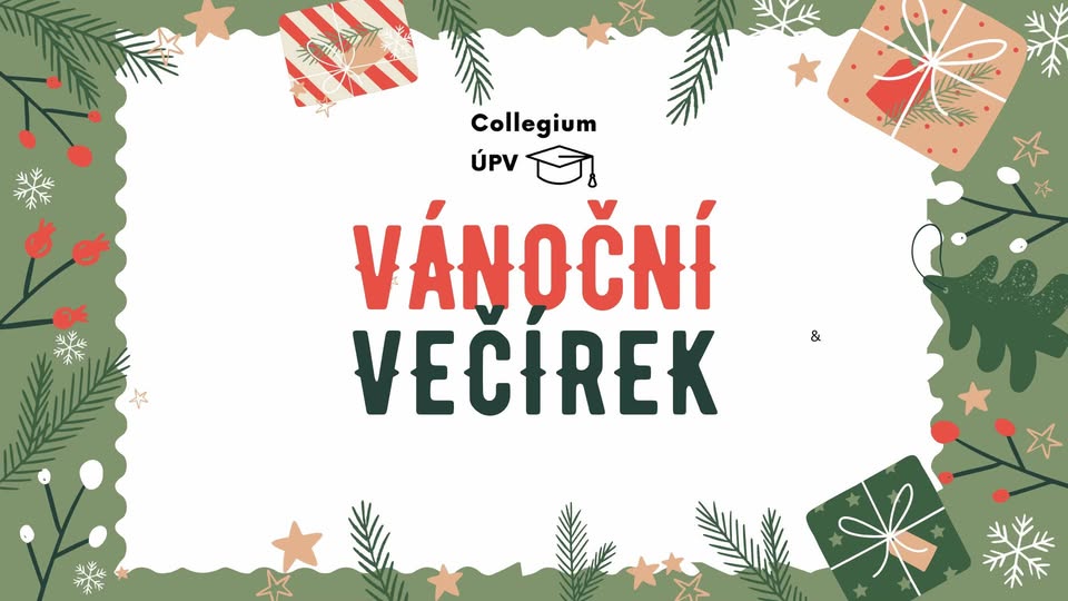 vánoční večírek Collegia ÚPV opět bude!
