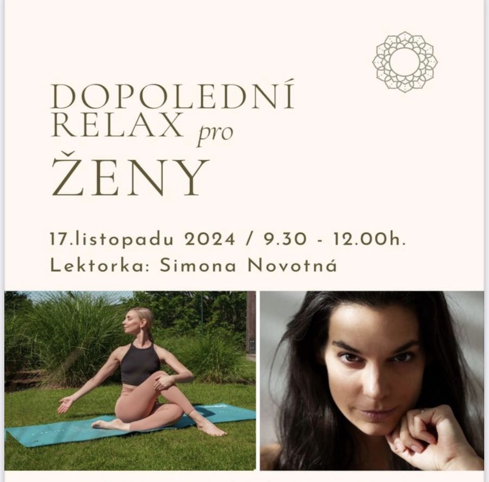 Dopolední RELAX pro ženy 🧘🏼‍♀️
