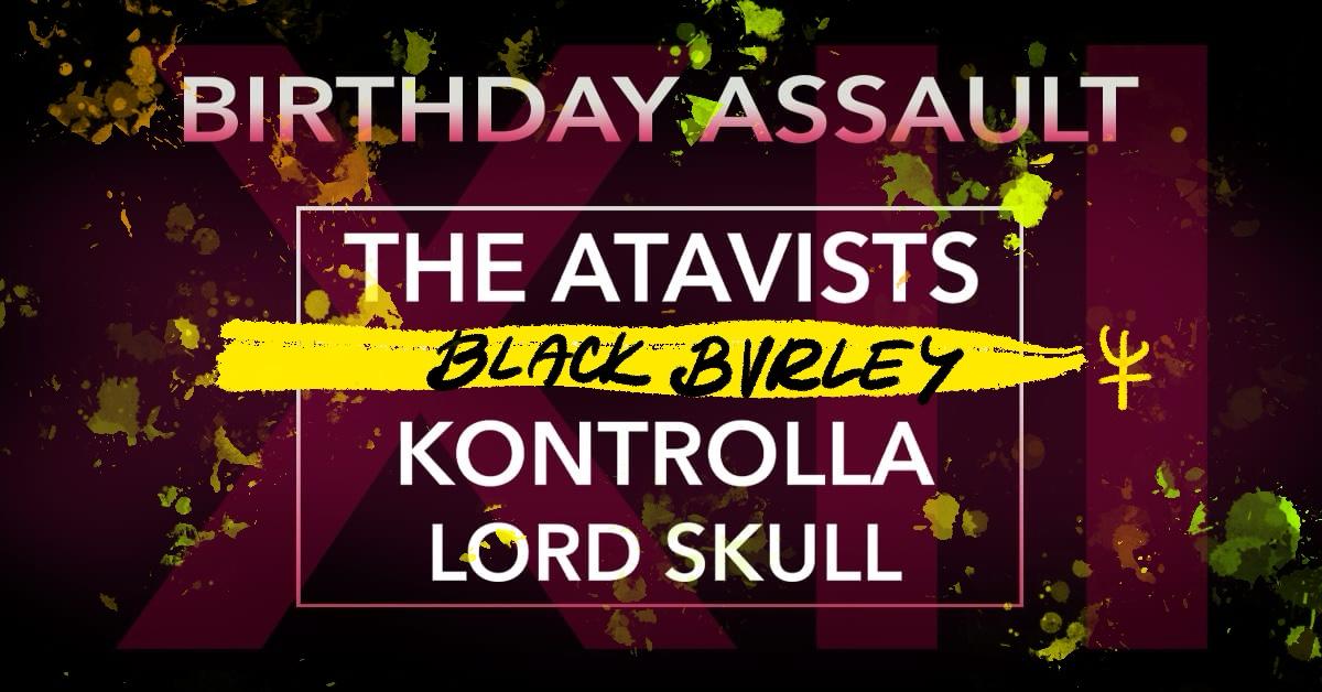 THE ATAVISTS + BLACK BURLEY + KONTROLLA + LORD SKULL | Kabinet MÚZ