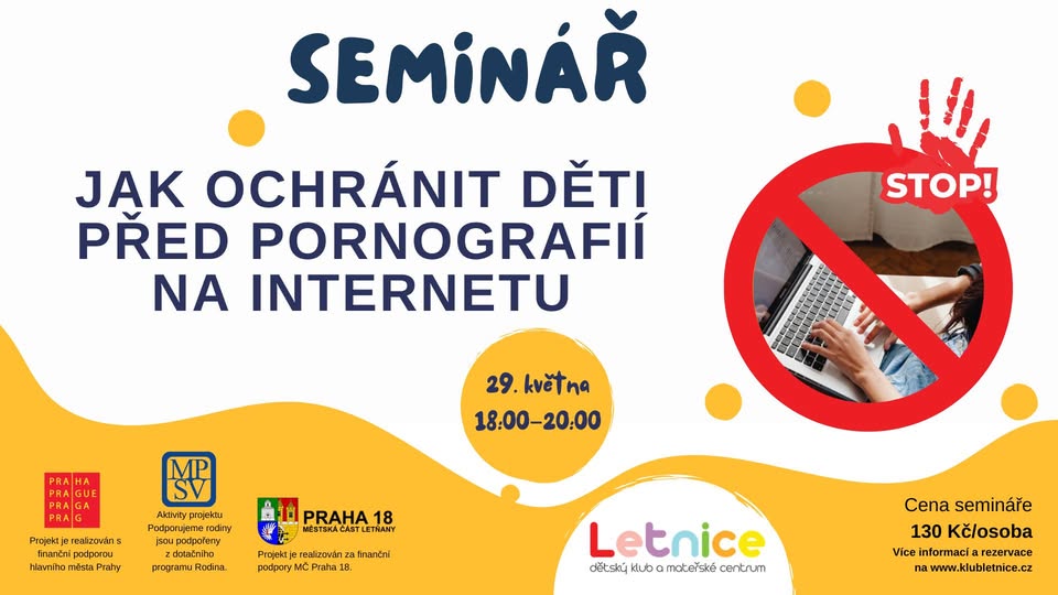 Seminář pro rodiče: Jak ochránit děti před pornografií na internetu