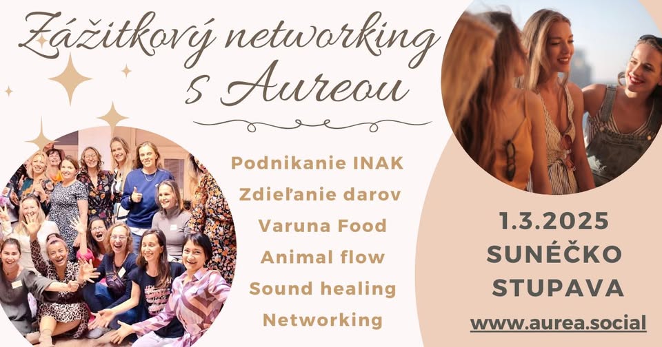 ✨ Zážitkový a tvorivý networking s Aureou pre ženy ✨