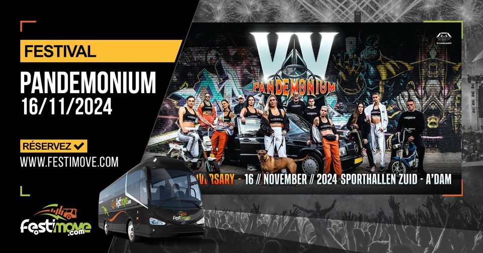 Voyage en bus pour PANDEMONIUM 2024 avec Festimove