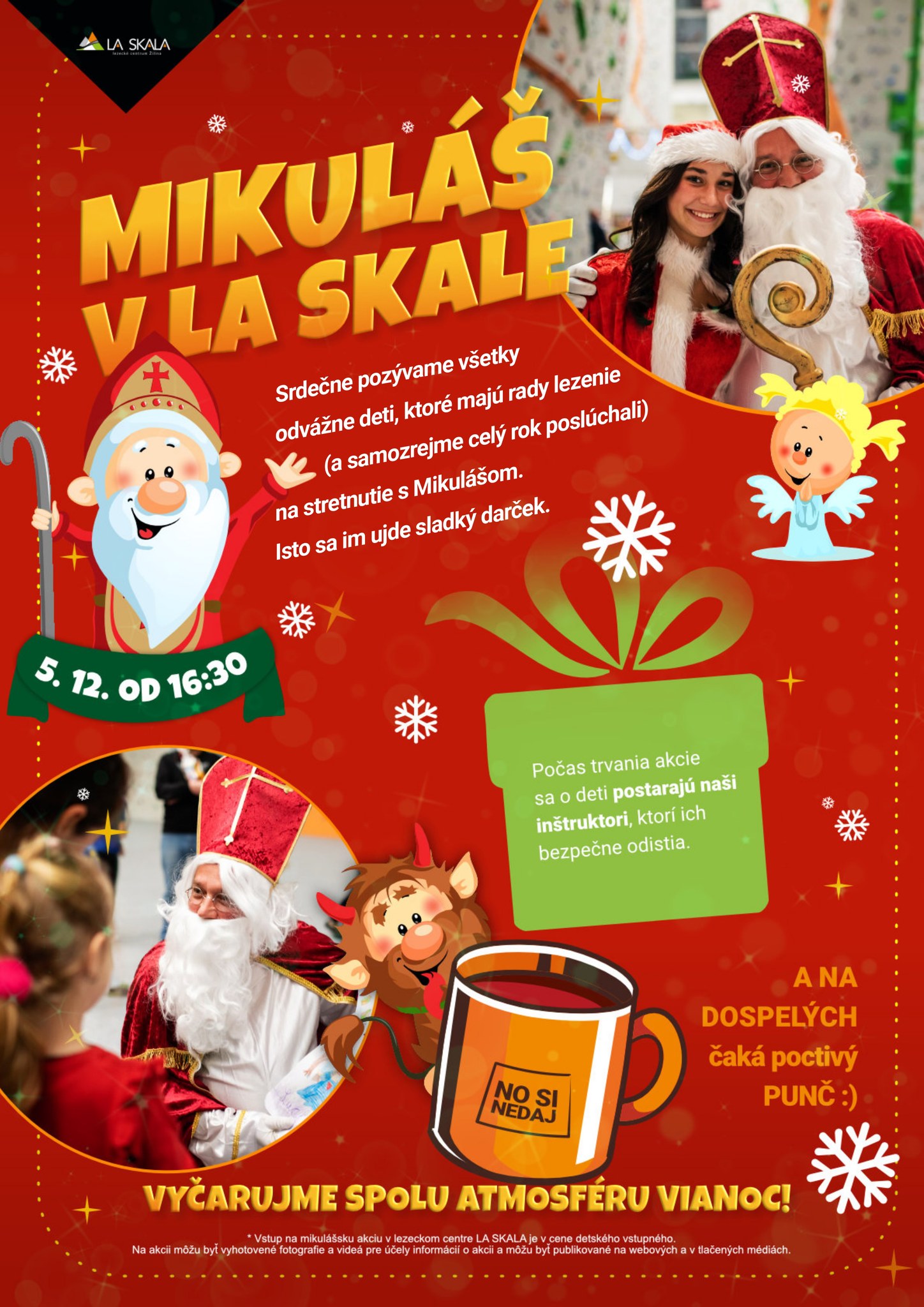 MIKULÁŠ pre deti A PUNČ pre dospelých V LA SKALE