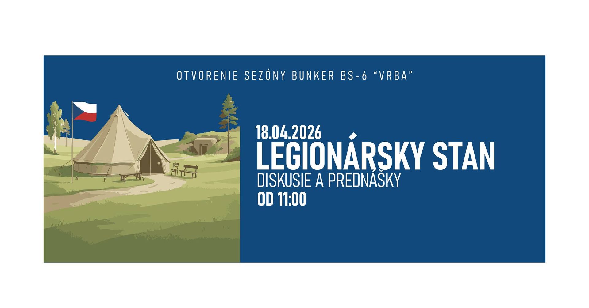 Legionársky stan na bunkri BS-6 "Vrba"