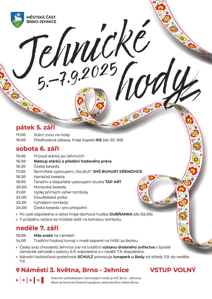 Jehnické hody 2025