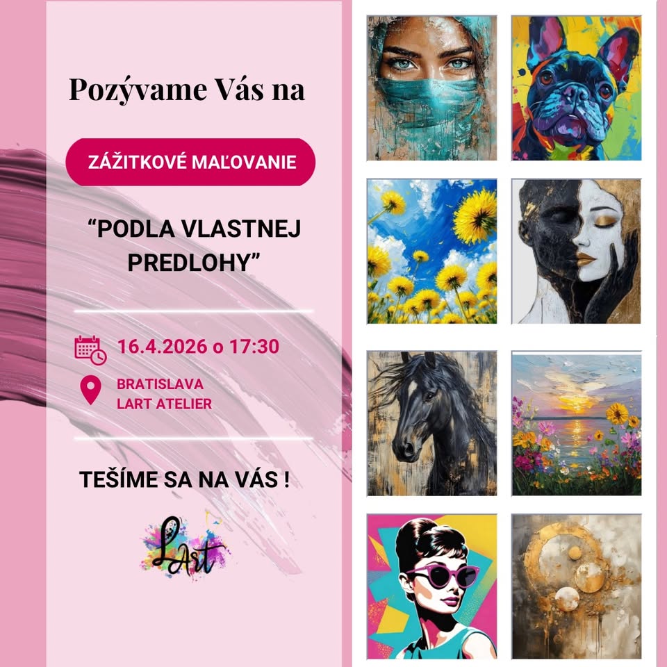Zážitkové maľovanie- Maľovanie podľa vlastného výberu