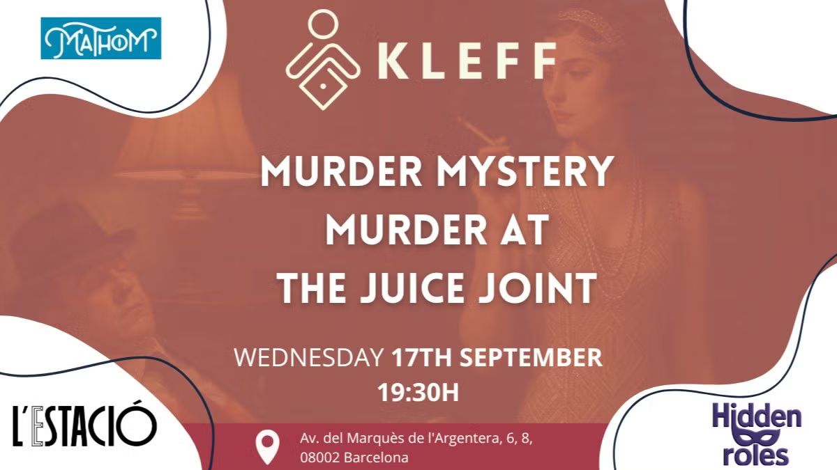Murder Mystery: Murder at the Juice Joint (in ENGLISH!)