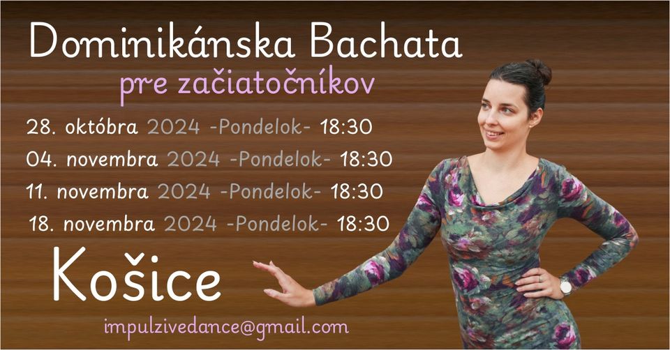 Dominikánska Bachata pre začiatočníkov - Košice