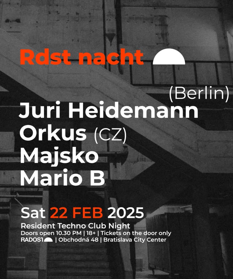 RDST nacht - Juri Heidemann ( berlin ) | Orkus ( cz ) | Majsko | Mario B