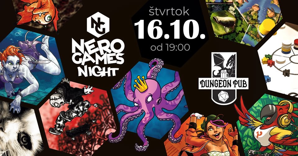 NERO Games BoardGame Night 10/2025