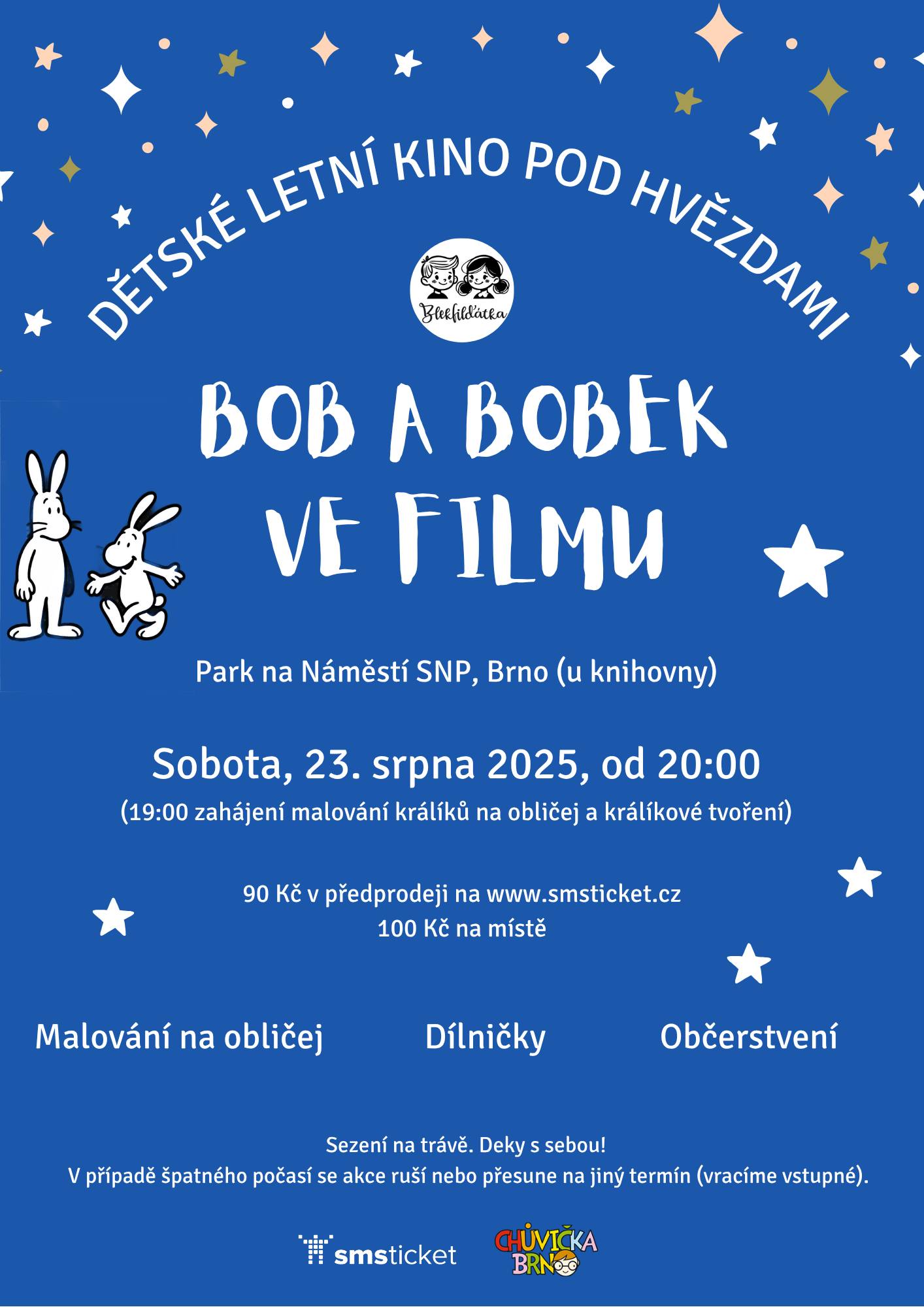 Dětské letní kino pod hvězdami