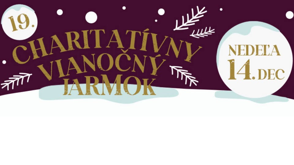 19. Charitatívny vianočný jarmok Centra pre rodinu Nitra