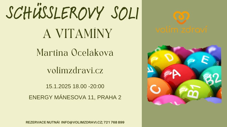 Schüsslerovy soli  a vitamíny