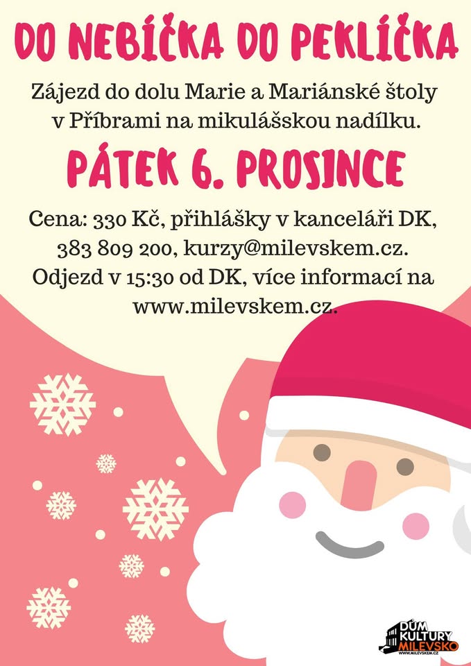 Do nebíčka do peklíčka - zájezd do Příbrami