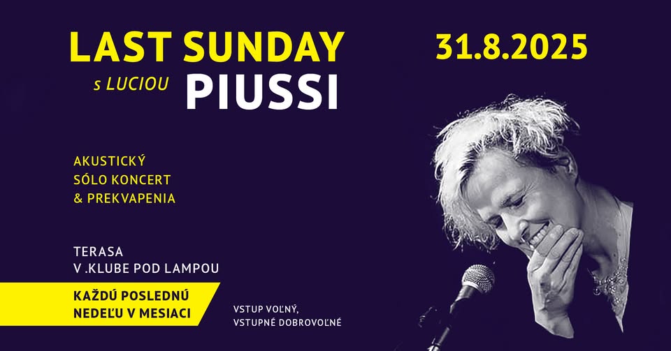 🎤 Lucia Piussi – akusticky v .klube pod lampou