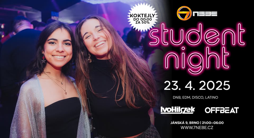 Student Night → 7.nebe – Středa