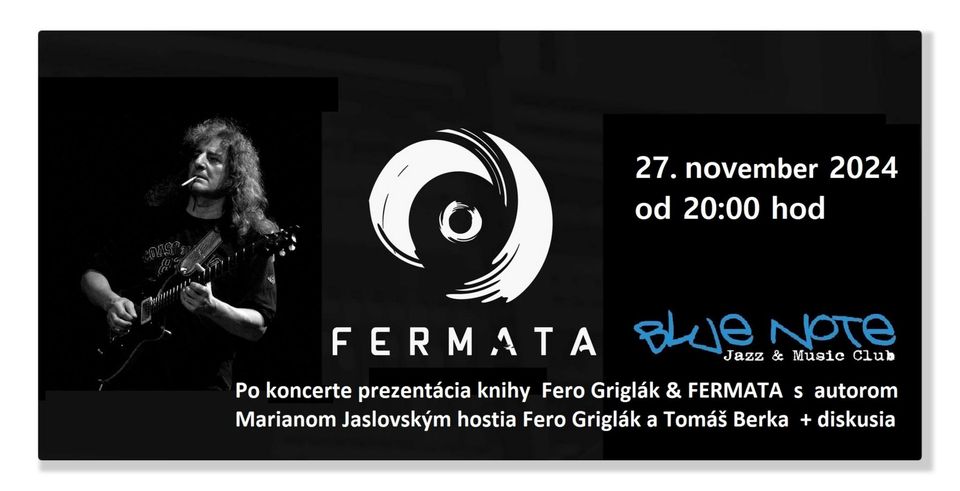 FERMATA v Blue Note & prezentácia knihy a diskusia