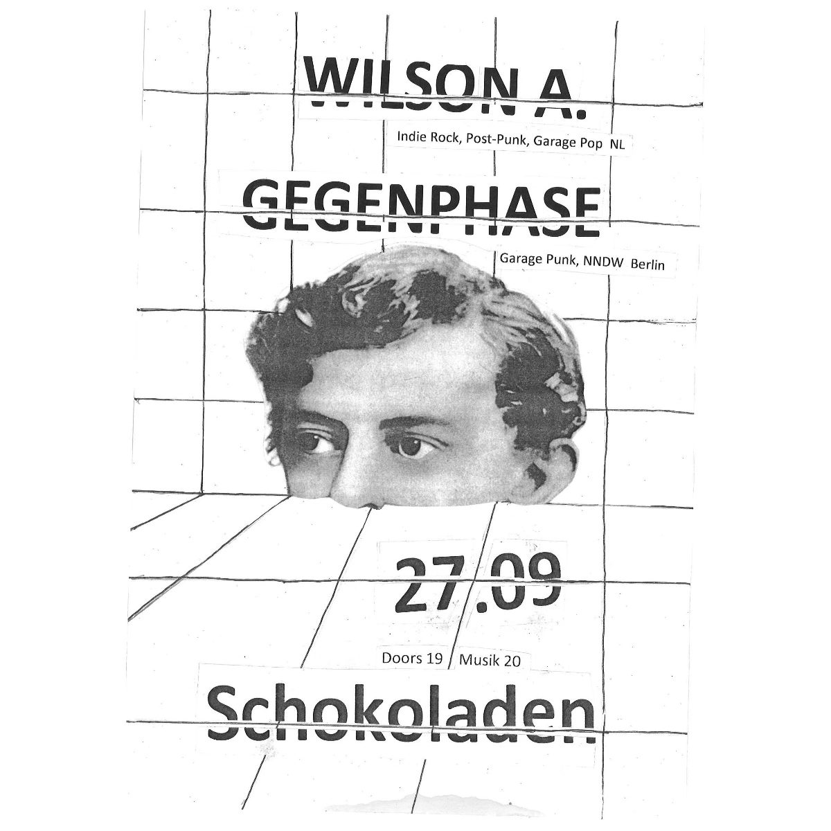 WILSON A. (indie-rock/post-punk, nl) + GEGENPHASE (garage punk/nndw,  berlin) & Kreuzgut.Disko DJs
