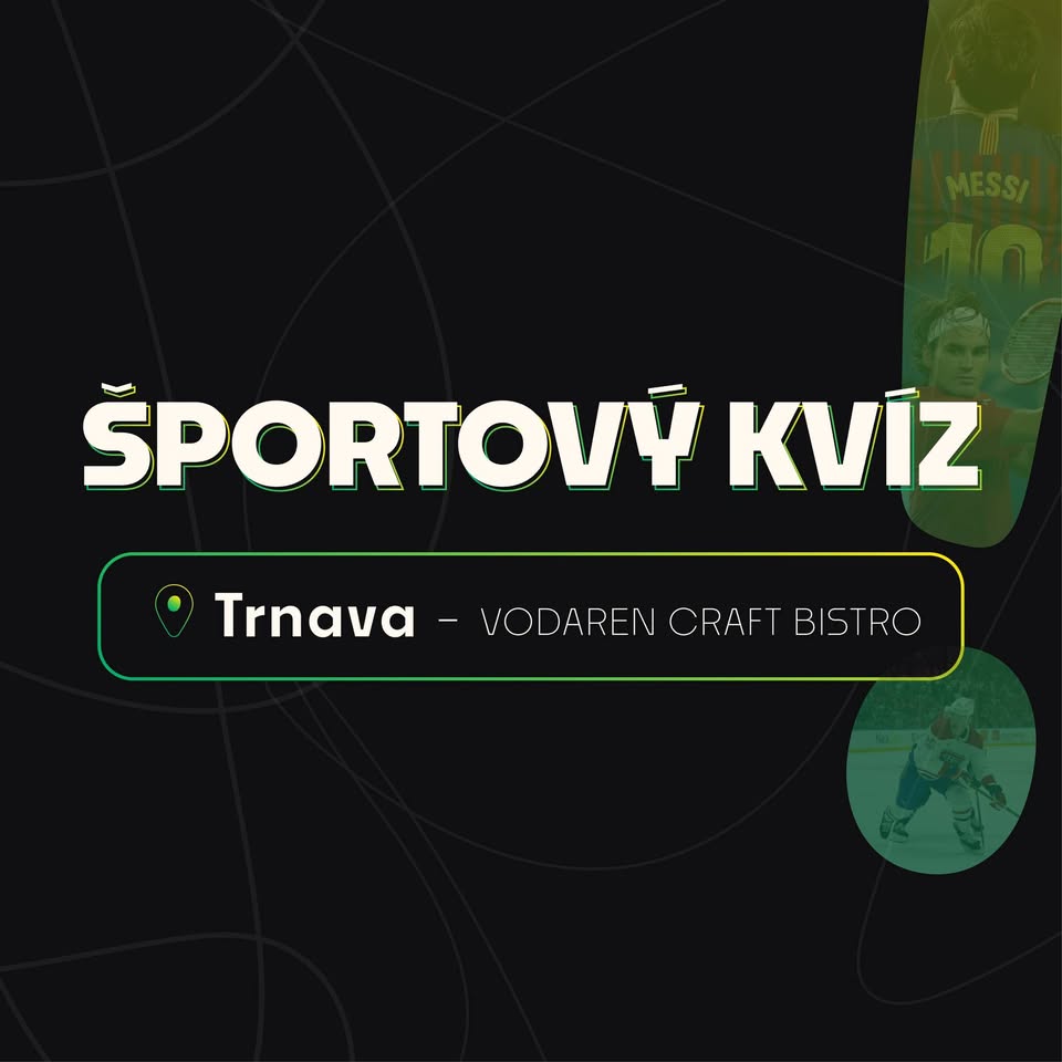 3. športový kvíz vo VODAREN craft bistro