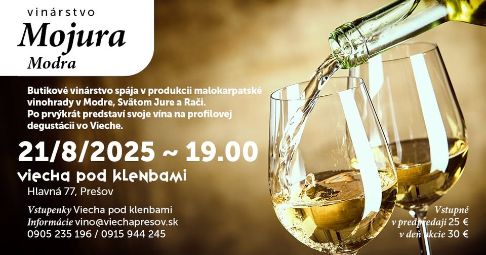 Degustácia vinárstva Mojura