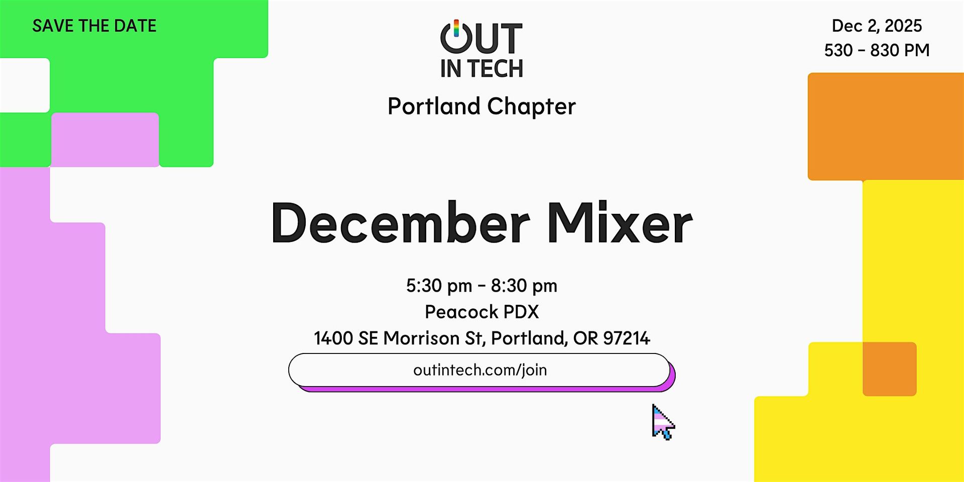 Out in Tech PDX | December '25 Mixer