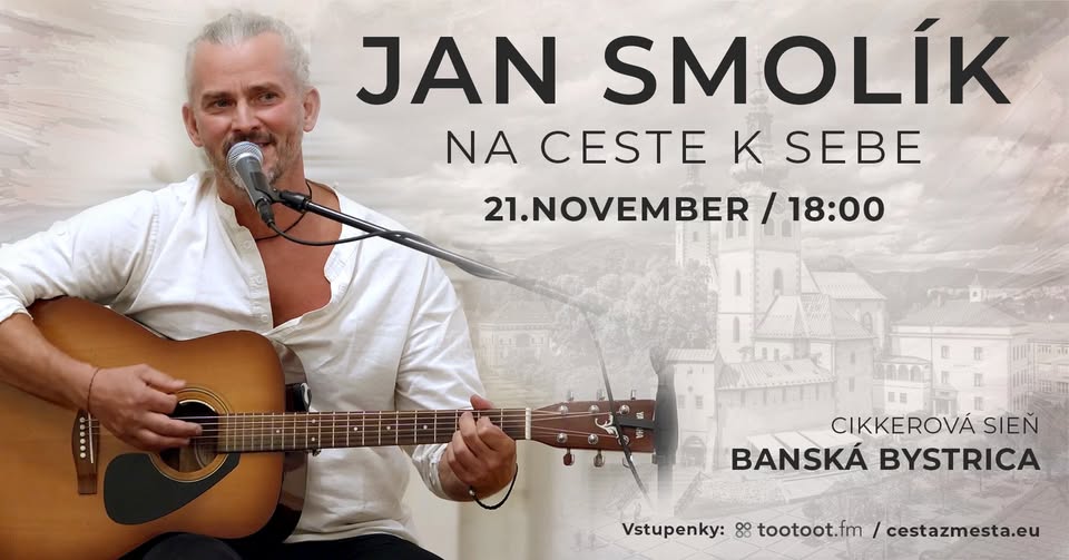 Koncert Jana Smolíka – Na ceste k sebe v Banskej Bystrici