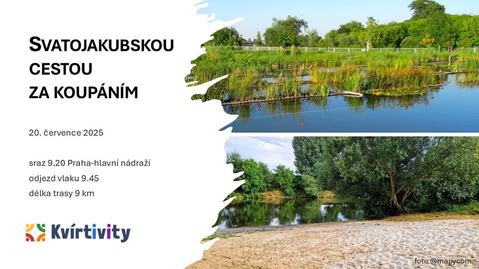 Výlet Svatojakubskou cestou za koupáním (ENG friendly)