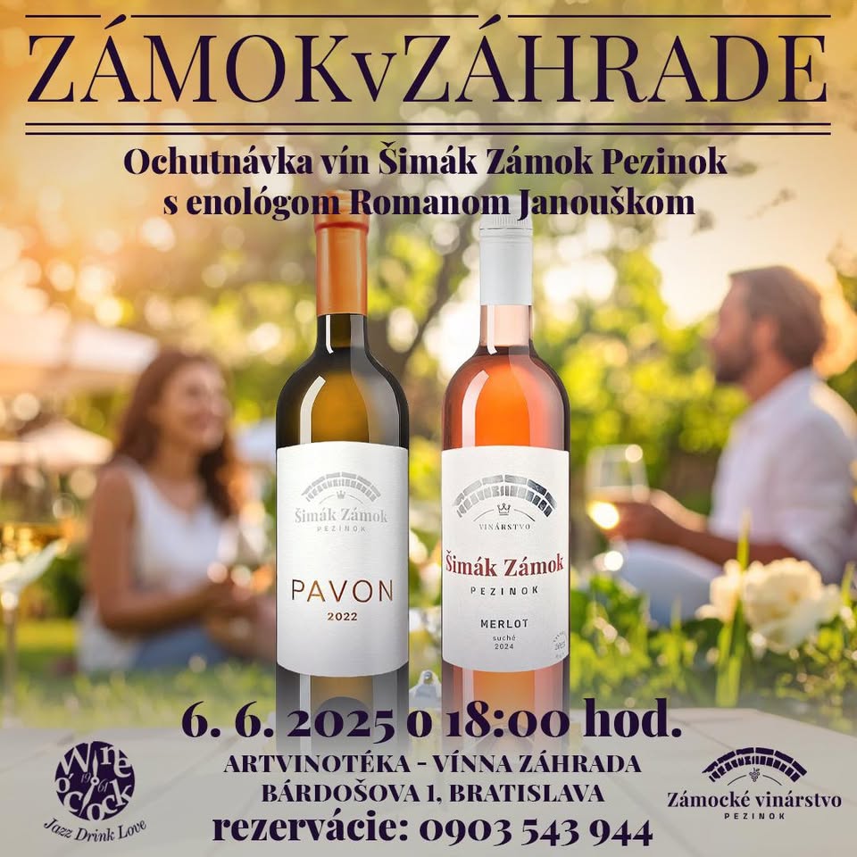 Zámok na Záhrade - vínna degustácia