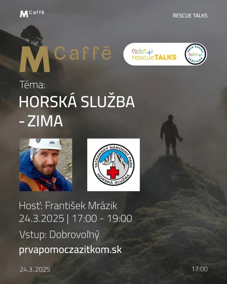 rescueTALKS - marec 2025 HORSKA SLUZBA V ZIME