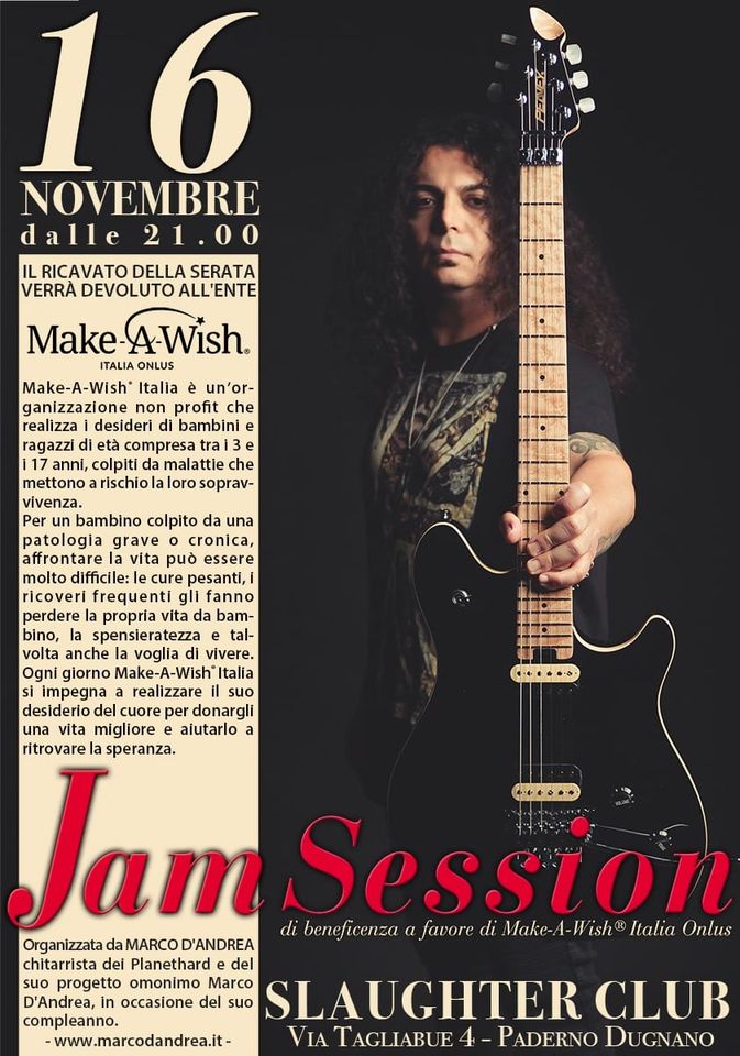 Jam Session di Beneficenza x Make a Wish (XIII° Edizione)