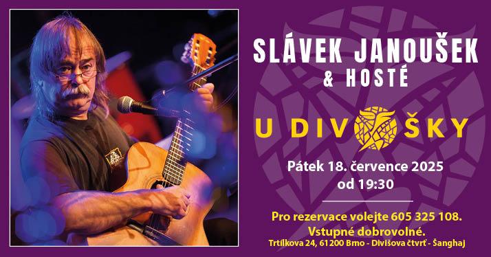 Slávek Janoušek a Kapela v Brně U Divošky