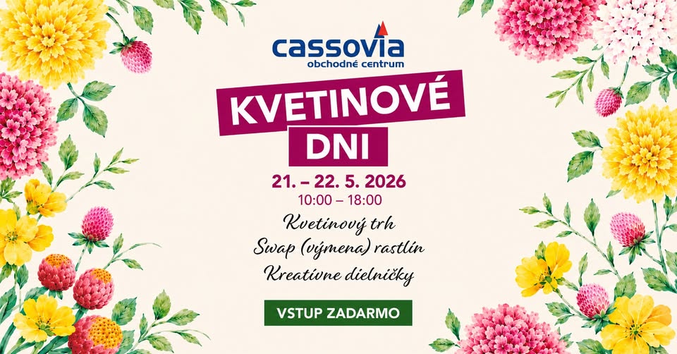 Kvetinové dni v OC Cassovia