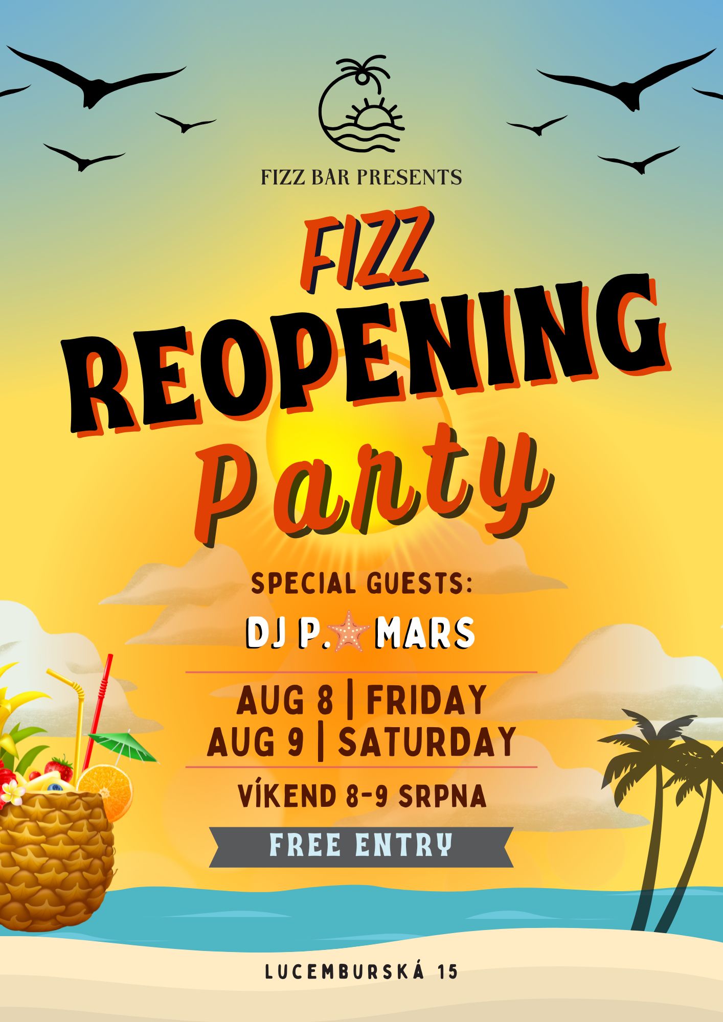 FIZZ REOPENING PARTY