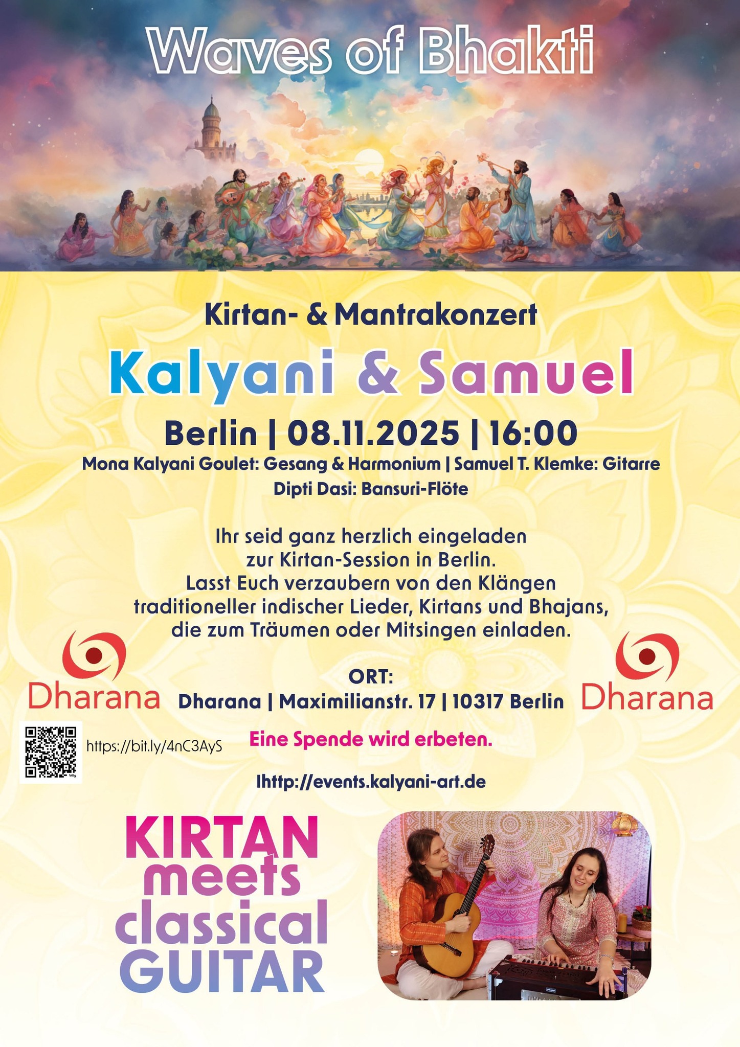Kirtan und Mantrasingen mit Kalyani und Samuel