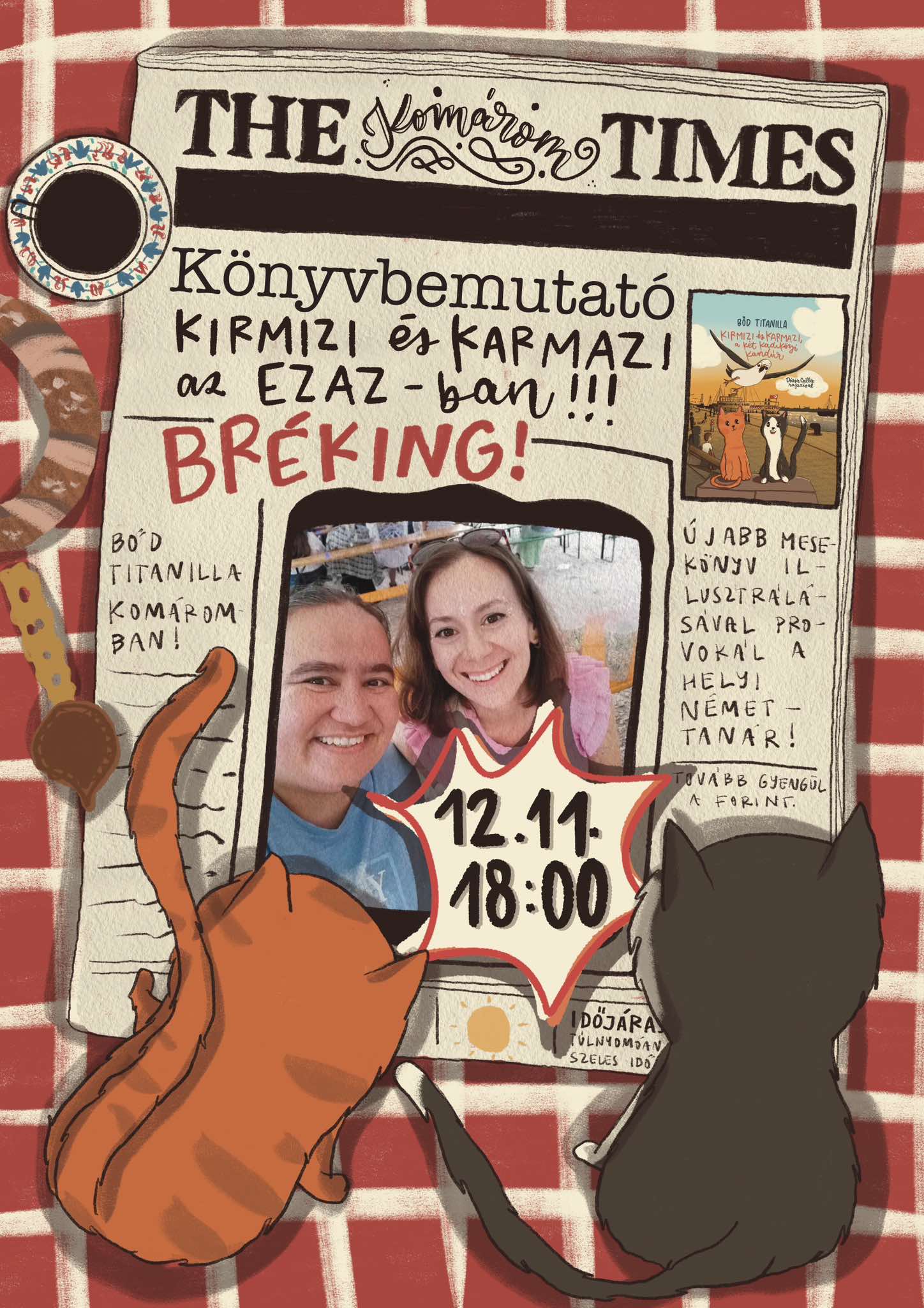 Vigyázz, könyvkarmolás! Kirmizi és Karmazi az EZAZ-ban.