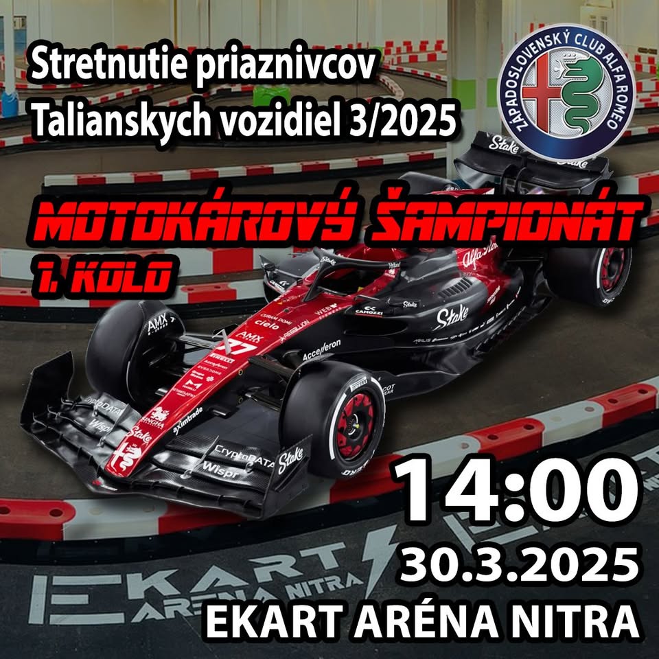 Stretnutie priaznivcov Talianskych vozidiel 3/2025